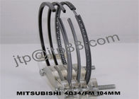 De Zuigerveeruitrustingen van Mitsubishi 4D34 104mm DIA voor Mitsubishi-OEM ME - 997237